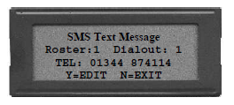 SMS Text Message Display