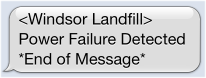 SMS Alarm Messages